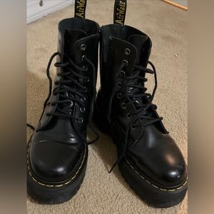 WOMENS size 7.5 doc martens Leather Platforms
